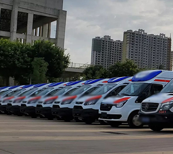 蒲县服务车队展示