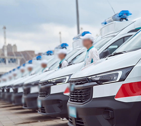 蒲县服务车队展示